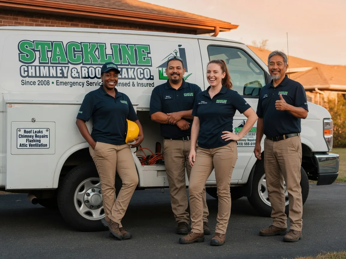 Chimney flashing repair company in Havelock, NC